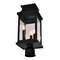 Cwi Lighting Milford 3 Light Outdoor Black Lantern Head 0418PT7S-3 - alternate 2